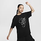 【NIKE】Sportswear Slim Stripe T-shirt W/関税+全国送料込み セール】ナイキ スポーツウェア チル ニット ウィメンズ スリム